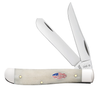 Case Mini Trapper 14091 Smooth Natural Bone (6207 CS) Carbon Steel