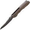 Viper Moon CN (V6010CN) 2.95" CPM-MagnaCut Stonewash Drop Point Plain Blade, Natural Micarta