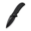 Sencut Hyrax (S230971) 3.3" 9Cr18MoV Black Drop Point Plain Blade, Black G-10 Handle