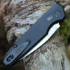 Kershaw Launch 18 (KS7551BLKSW) 2.79" CPM-154 Stonewashed Spear Point Plain Blade, Black Aluminum Handle