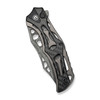 CIVIVI Biophase (CIVC23083CDS1) 3.48" Damascus Clip Point Plain Blade, Gray and Black Aluminum and Carbon Fiber Overlay on Black G-10 Handle
