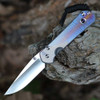 Chris Reeve Unique Graphic Small Sebenza 31 with Amethyst, CPM-MagnaCut, 6A14V Titanium Handle, S31-1408-0136