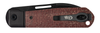 Case Bridgeline Highbanks 10768 Dark Red Burlap Micarta (HIGHBANKS CPM20CV)