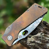 Medford TFF-H MD046ST36A1 4.00" CPM-S35VN Bronze Titanium Folder Closed Right View