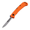 Hogue Expel (35834) 2.5" High Carbon Steel Clip Point Plain Replaceable Blade, Solid Orange G-10 Handle