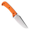 Hogue Extrak XL (35850) 3.9" CPM-MagnaCut Tumbled Clip Point Plain Blade, Removeable Solid Orange G-10 Handle w/ Peel Ply Texture, Black Nylon Blade Guard
