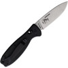 BRK Zancudo Auto BRKR3 Sandvik 14C28N Stonewash Blade Open Detail View