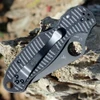 Spyderco Para 3 Salt C223GMCBKP with black DLC CPM MagnaCut plain edge blade and black G-10 handle