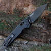 Kershaw Bel Air (KS6105BLKST) 3.1" CPM-MagnaCut Blackwashed Reverse Tanto Partially Serrated Blade, Black 6061-T6 Aluminum Handle