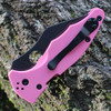 Spyderco Yojimbo 2 (C85GPBN15V2) - 3.20"  Black CPM-S30V Wharncliffe Plain Blade, Pink G-10 Handle