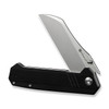 Sencut Draxor (S24035-1) 3.7" 9Cr18MoV Satin Sheepsfoot Plain Blade, Black G-10 Handle