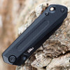 CRKT Straight (2670) 2.6" D2 Black Oxide Coated Wharncliffe Plain Blade, Black G-10 Handle