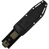 Zero Tolerance Fixed Blade (0006TSOL) 6" CPM-3V Black and Gray Tiger Striped Clip Point Plain Blade, Olive G-10 Handle, Black Kydex Sheath