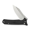CIVIVI Neurohaptic (C23080-2) 3.74" Nitro-V Stonewashed Clip Point Plain Blade, Black Shredded G-10 Handle