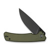 CIVIVI Merit (C24012-2) 3.28" Sandvik 14C28N Blackwashed Drop Point Plain Blade, OD Green G-10 Handle