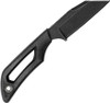 Outdoor Edge Pivot (PKWC-2C) 2.6" 8Cr13MoV Blackstone Coated Wharncliffe Plain Blade, Black Rubberized TPR Handle, Black Polypropylene Sheath