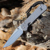 Chris Reeve Small Sebenza 31 Unique Graphic Style: SS20"A" - 2.99" Stonewash/Polished CPM-MagnaCut Drop Point Blade, Sandblasted Titanium with Hematite, Silver Hardware (S31-1408-0400)