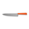 CIVIVI Cibus Chef's Knife (C23048-3) 7.87" Sandvik 14C28N Satin Drop Point Plain Blade, Milled Orange G-10 Handle