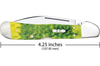 Case Copperlock 27864 Green Apple Peach Seed Jig Bone (61549WL SS)
