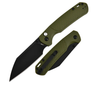 CJRB Pyrite-Light Button Lock Green Textured FRN (3.38" AR-RPM9)  Black PVD coated AR-RPM9 Stainless Wharncliffe, J1945BGN
