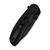 CIVIVI Triptych Flipper & Thumb Stud & Button Lock Knife Black G10 Handle (2.97" Black Stonewashed 14C28N Blade) C23085B-1