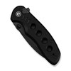CIVIVI Triptych Flipper & Thumb Stud & Button Lock Knife Black G10 Handle (2.97" Black Stonewashed 14C28N Blade) C23085B-1