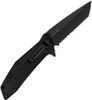 The Kershaw Brawler being deployed via the SpeedSafe flipper highlighting the snappy action and 7.1-inch overall length.
