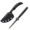 Toor Knives Shifter S Fixed Blade (TR878) 2.75" CPM-M SoCom Black Drop Point Plain Blade,  SoCom G-10 Handle, Full Tang, Kydex Sheath