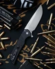 Pro-Tech Mordax Button Lock Folding Knife (MX105-Gridlock) - 3.62" MAGNACUT Stonewash Blade, Black Gridlock Textured Aluminum Handle