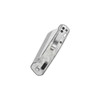 QSP Penguin Glyde Lock - G10/ Aluminum Foil Handle (3.06" 14C28N - Stonewash/Satin Sheepsfoot Blade) QS130GL-G1