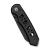 CIVIVI Pragma Prime Thumb Stud & Button Lock Knife Black Aluminum Handle (3.49" Black Stonewashed 14C28N Blade) C24067-1