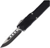Guardian Tactical GTX 025 OTF (GT123211) 2.50" Elmax 2 Tone Drop Point Plain Edge Blade, Black Aluminum Handle
