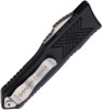Guardian Tactical GTX 025 OTF (GT123211) 2.50" Elmax 2 Tone Drop Point Plain Edge Blade, Black Aluminum Handle