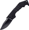 Cold Steel AK-47 Folding Knife (CS58M) - 3.50" S35VN Black Drop Point Plain Blade, Black Textured G-10 Handle
