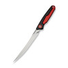 CIVIVI Shawka Folding Fillet Knife Black And Red Aluminum Handle (5.81" Satin Finished 14C28N Blade) C22029B-1, With 1PC Black Nylon Sheath