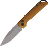 Kershaw Launch Iridium Auto (7038BRZ) - 3.4" Stonewashed CPM-MagnaCut Spear Point Plain Blade,Bronze Anodized Aluminum Handle