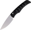 Piranha Paradox (PKCP24BK) 3.3" Satin 154CM Drop Point Blade, Black Aluminum Handle, Push Button Auto