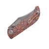 Vosteed Naga (VOSA3904) 3.47" S35VN Stonewashed Clip Point Plain Blade, Raindrop Micarta Handle, Button Lock