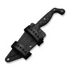CIVIVI MDRN Hunter Fixed Blade (C23078-1) 4.12" Nitro-V Stonewashed Plain Blade, Black G-10 Handle, Black Kydex Sheath and 2 straps