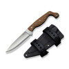 CIVIVI MDRN Hunter Fixed Blade (C23078-2) 4.12" Nitro-V Stonewashed Plain Blade, Brown G-10 Handle, Black Kydex Sheath and 2 straps