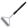 Rada Cutlery Heavy Duty Grill Brush (B312) 6.375" Galvanized Steel Grill Brush Bristle Free, Black Polypropylene Handle