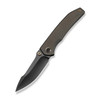WEKNIFE Ryson Thumb Stud Knife Bronze Titanium Handle (3.33" Polished Gray Bohler M390 Blade) WE24086-3