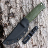 Black Kydex belt sheath with secure clip for Boker Bronco Mini fixed blade