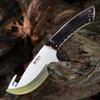 Fixed hunter 4.25" blade with gut hook close-up Boker Arbolito 02BA510HH