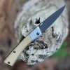 Benchmade Successor 315BK-01 Bohler M390 Black DLC Drop Point Blade Open Detail View