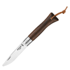 Opinel Neo 06 Opiflex Folding Knife (003108) 2.75" 12C27 Drop Point Rounded Blade, Black Walnut Wood Handle, Slip Joint