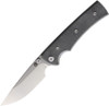 Chaves Liberation 229 (CHAV14312 ) 3.6" Elmax Satin Drop Point Plain Blade, Black Micarta Handle