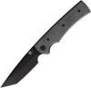 Chaves Liberation 229 (CHAV14315 ) 3.6" Elmax Black Tanto Plain Blade, Black Micarta Handle