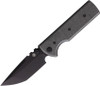 Chaves NTAK (CHAV14331) 3.7" Elmax Black Tanto Plain Blade, Black Micarta Handle