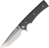 Chaves Liberation Street (CHAV14321) 3.5" Elmax Satin Tanto Plain Blade, Black Micarta Handle